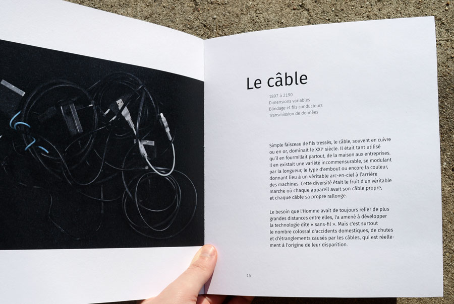 Double-page « Le câble »